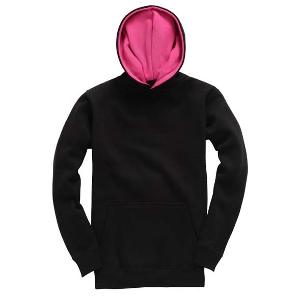 Cottonridge Premium Kids Contrast Hoodie